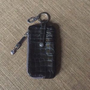 Brighton card/ID holder zippered pouch.